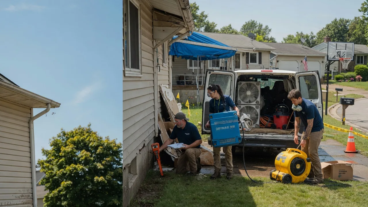 Ceiling Leak Cleanup in New Berlin, NY near me